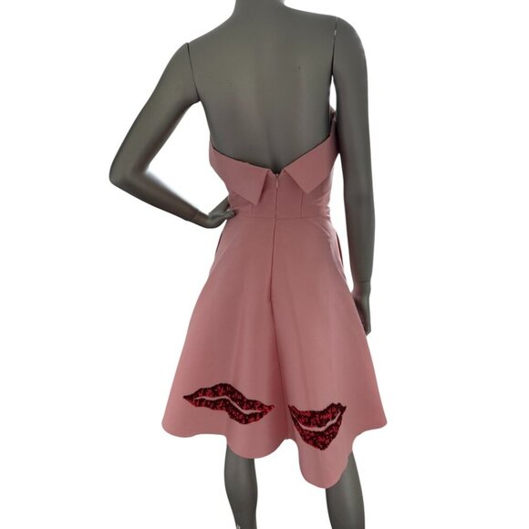 Sachin & Babi Levent Dress Rose Pink twill Midi Dress Pink Size 0 - Picture 7 of 16